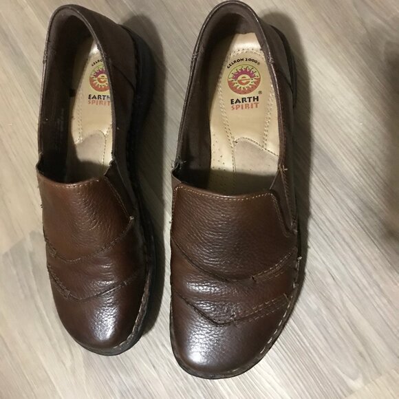 Earth Spirit Kenya Ladies Brown Leather Shoes Size 9 - Picture 1 of 7
